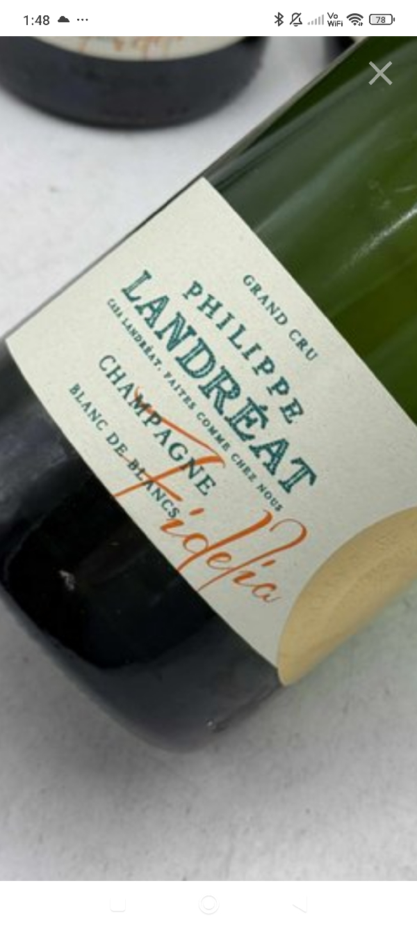 Philippe Landréat Fidélia Blanc de Blancs Grand Cru - Image 1