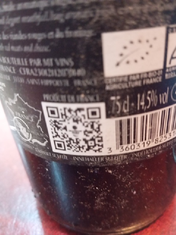 Unknown Wine - Image 1