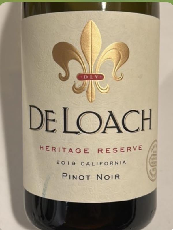 Heritage Reserve Pinot Noir - Image 1