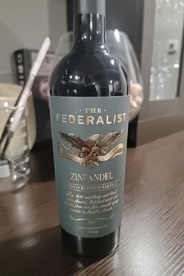 The Federalist Zinfandel Aged in Bourbon Barrels - Image 1