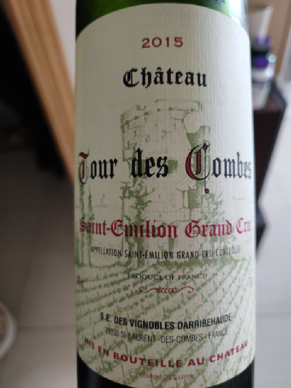 Château Tour des Combes Saint-Émilion Grand Cru - Image 1