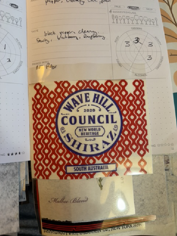 Wave Hill Council Shiraz - Image 1