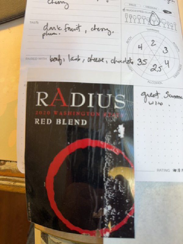 Radius Red Blend - Image 1