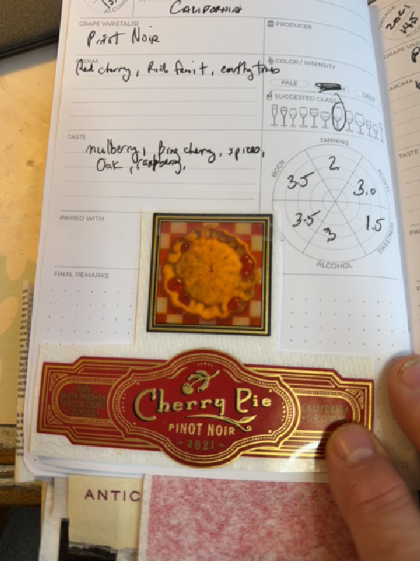 Cherry Pie Pinot Noir - Image 1