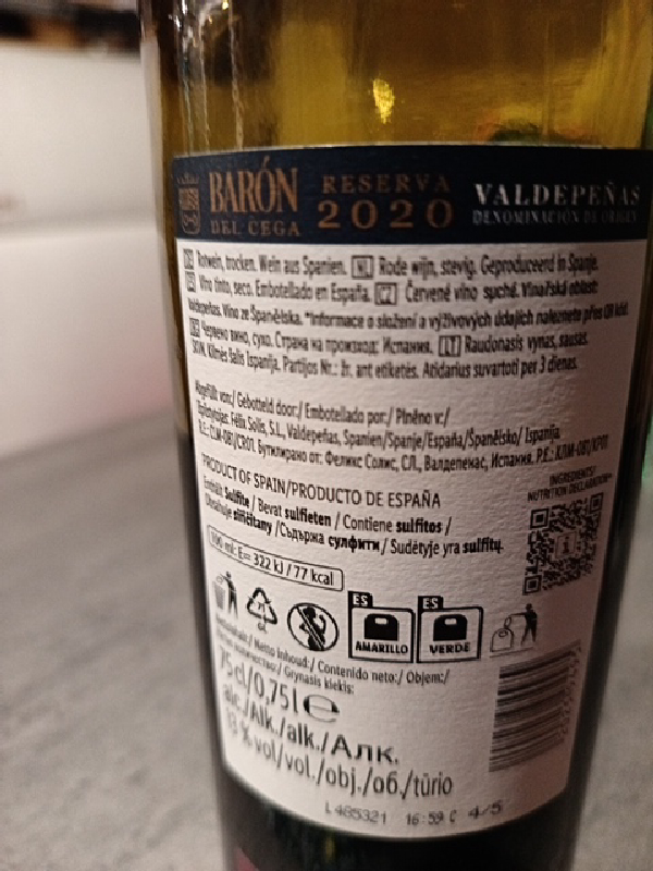 Barón del Cega Reserva - Image 1