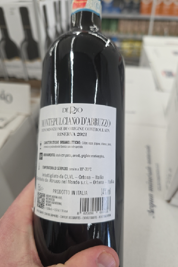 Montepulciano d'Abruzzo Riserva 2021 - Image 1