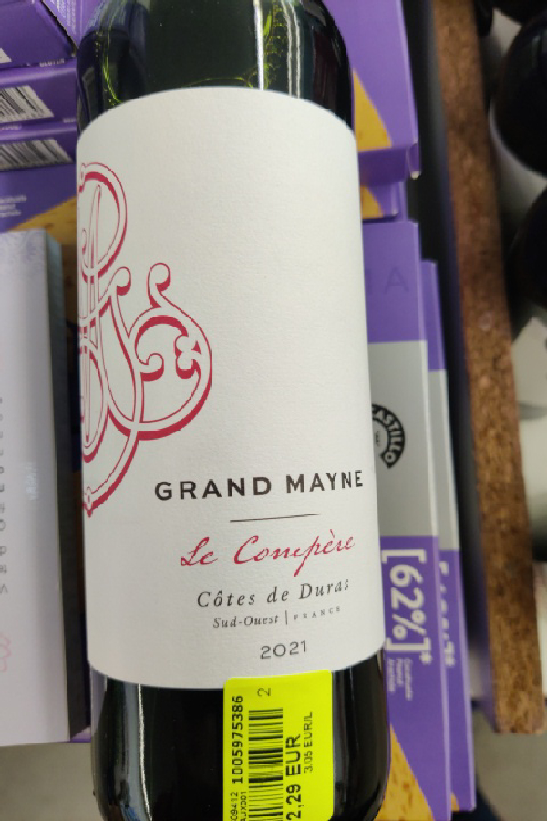 Le Compère Côtes de Duras - Image 1