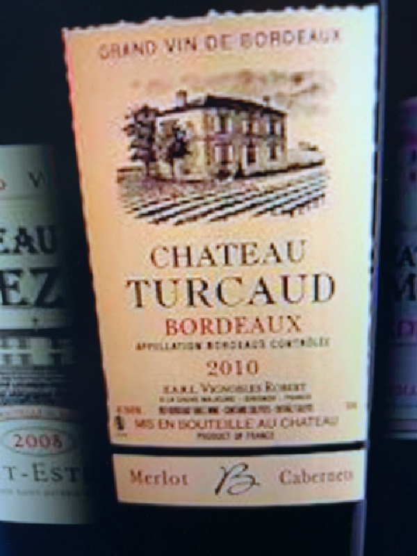 Chateau Turcaud Bordeaux Rouge 2010 - Image 1