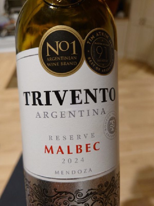 Trivento Reserve Malbec - Image 1