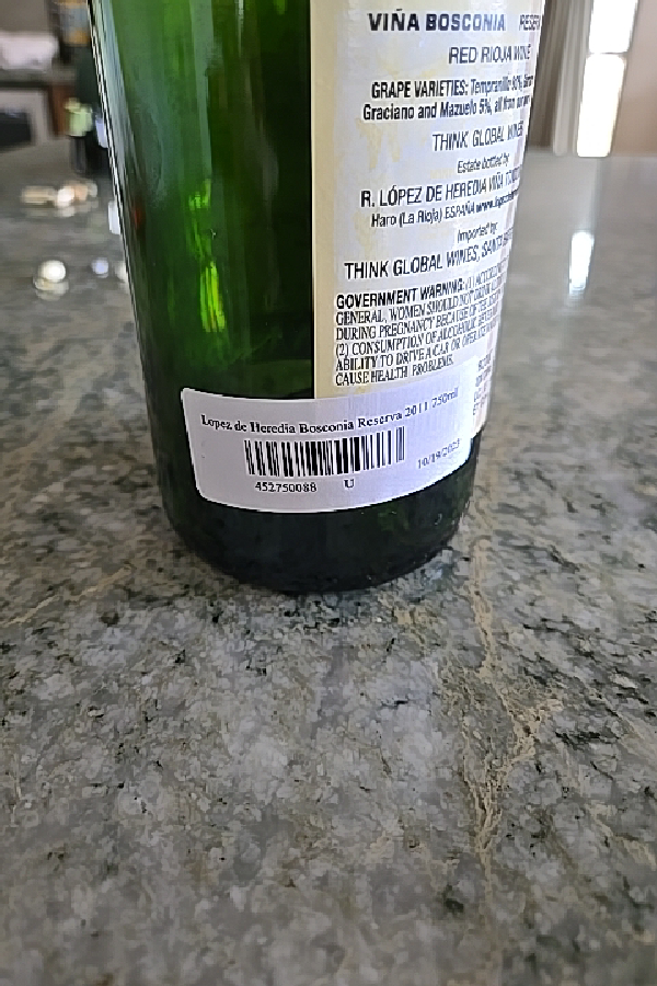Viña Bosconia Reserva 2011 - Image 1