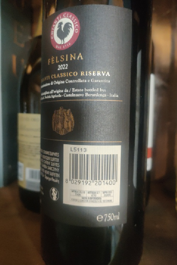Chianti Classico Riserva Berardenga - Image 1