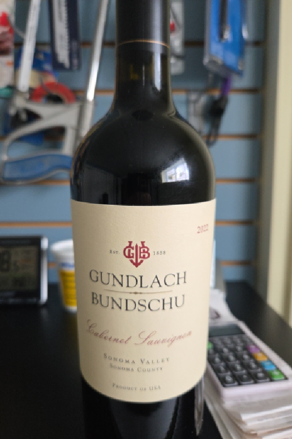 Gundlach Bundschu Cabernet Sauvignon - Image 1
