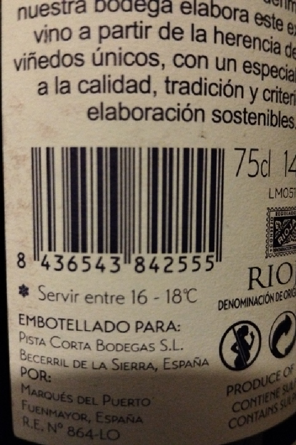 Marqués del Puerto Crianza - Image 1