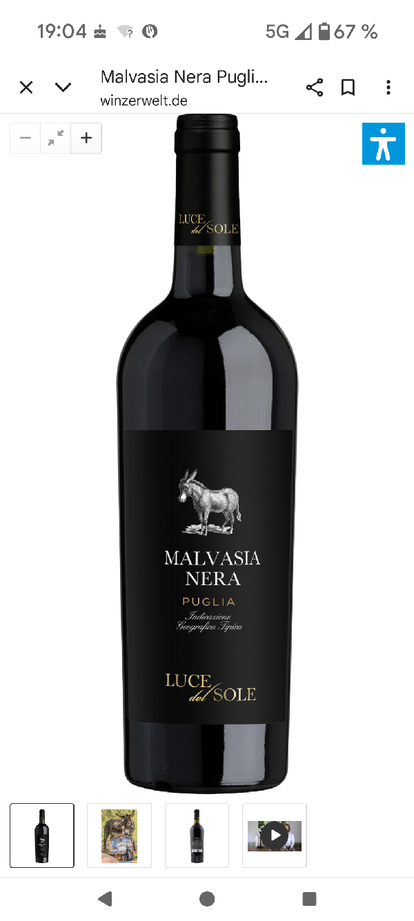 Luce del Sole Malvasia Nera Puglia - Image 1