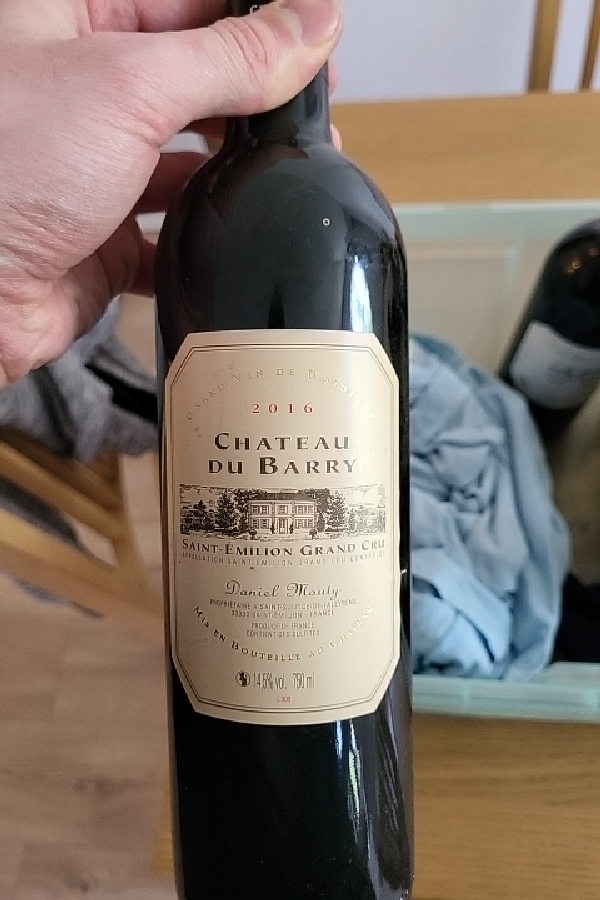 Château du Barry Saint-Émilion Grand Cru 2016 - Image 1