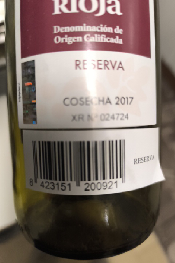 Rioja Reserva Cosecha 2017 - Image 1