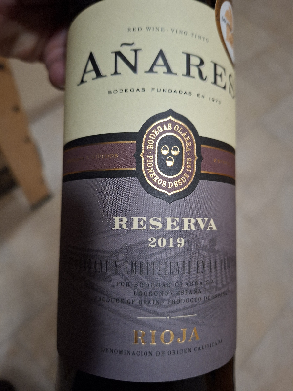 Añares Reserva 2019 - Image 1