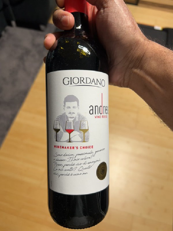 Andrea Winemaker's Choice Vino Rosso - Image 1