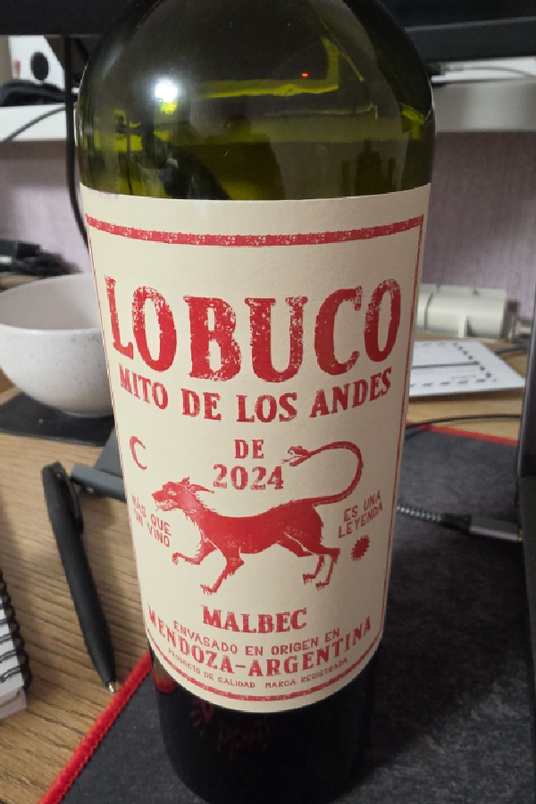 Lobuco Mito de los Andes Malbec - Image 1