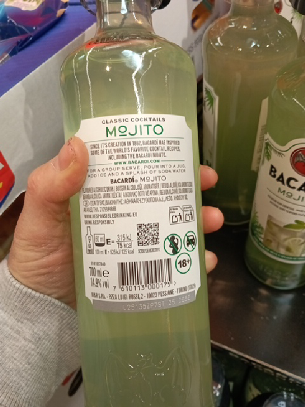 Bacardi Classic Cocktails Mojito - Image 1