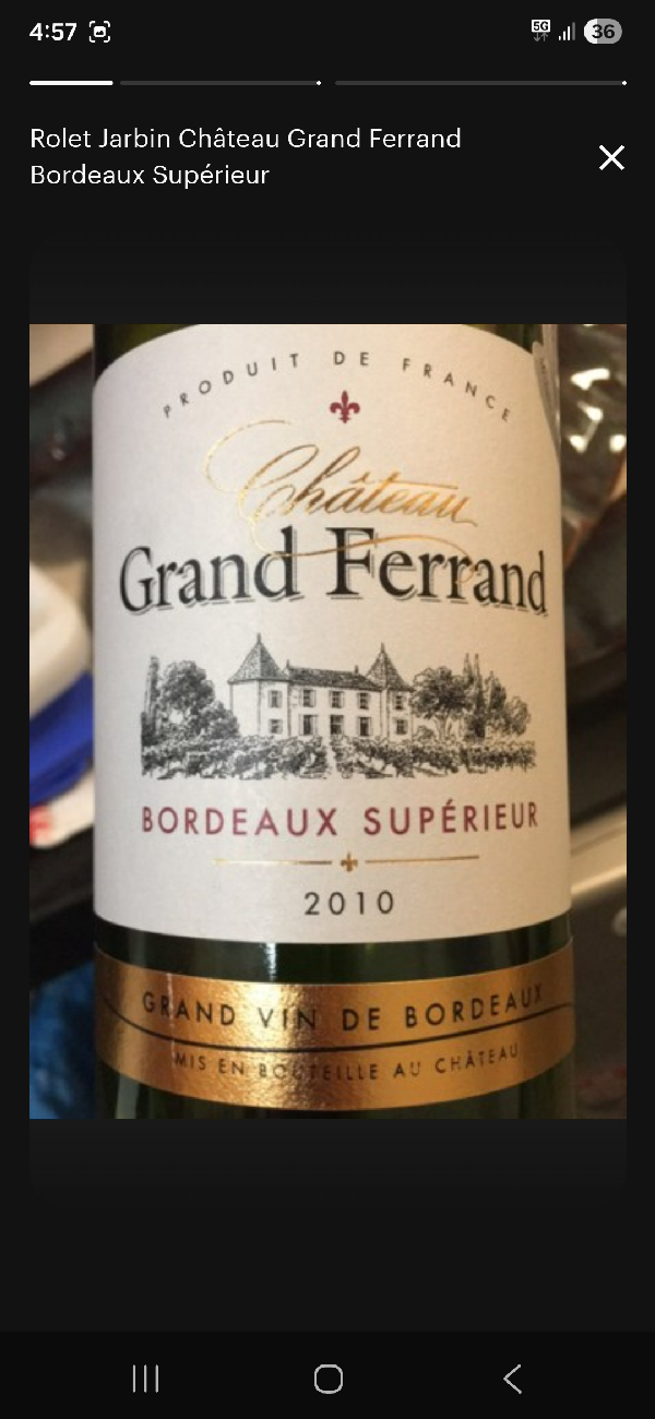 Château Grand Ferrand Bordeaux Supérieur - Image 1