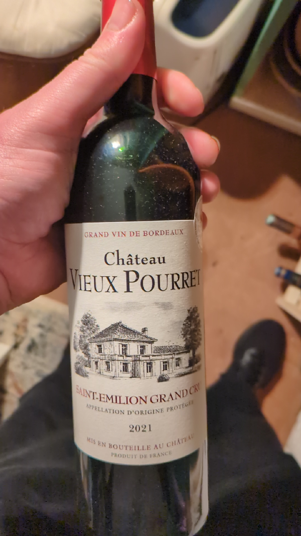 Château Vieux Pourret Saint-Émilion Grand Cru 2021 - Image 1