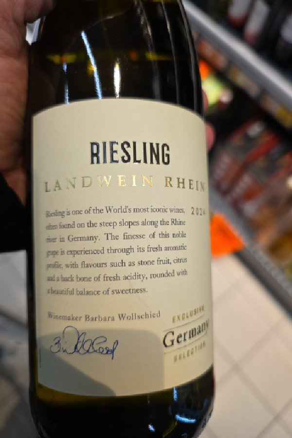 Riesling Landwein Rhein - Image 1