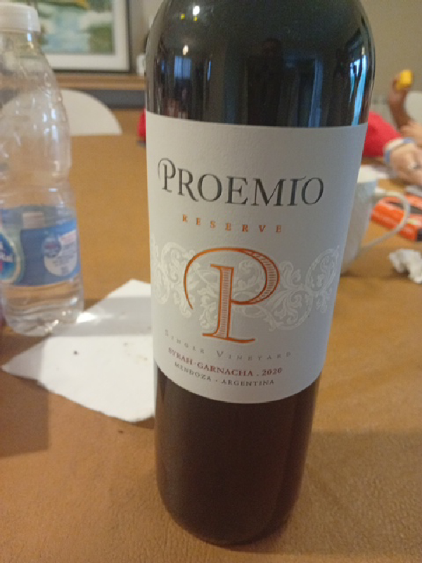 Proemio Reserve Single Vineyard Syrah-Garnacha - Image 1