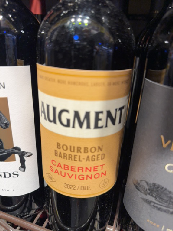 Augment Bourbon Barrel-Aged Cabernet Sauvignon - Image 1