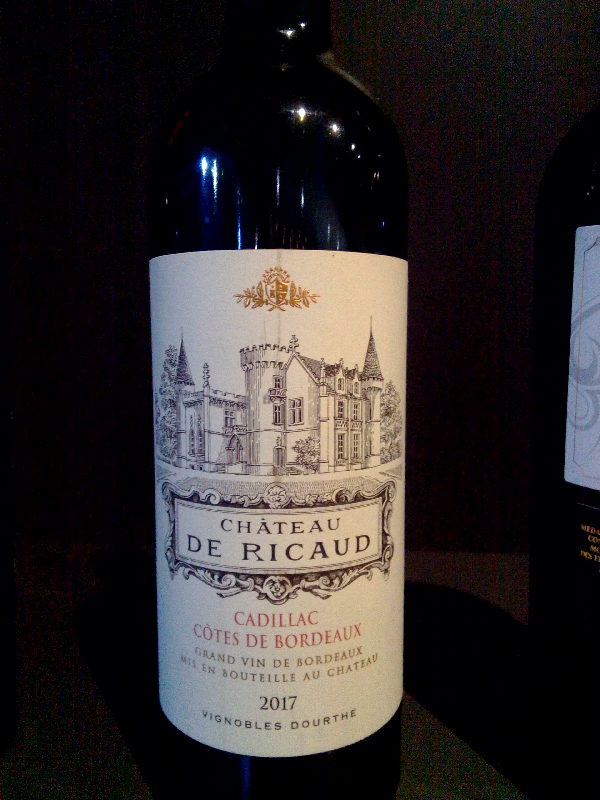 Château de Ricaud Cadillac Côtes de Bordeaux 2017 - Image 1