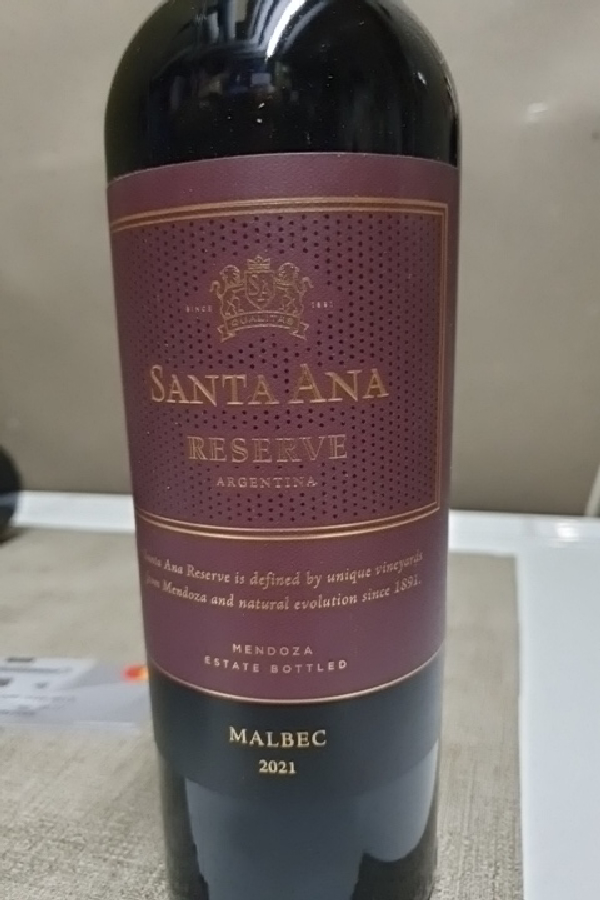 Santa Ana Reserve Malbec - Image 1