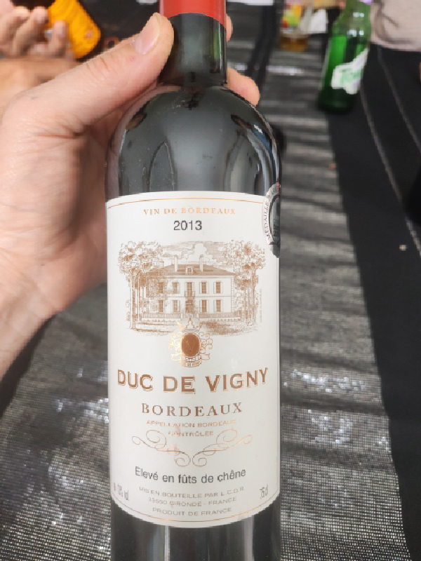 Duc de Vigny Bordeaux Rouge 2013 - Image 1