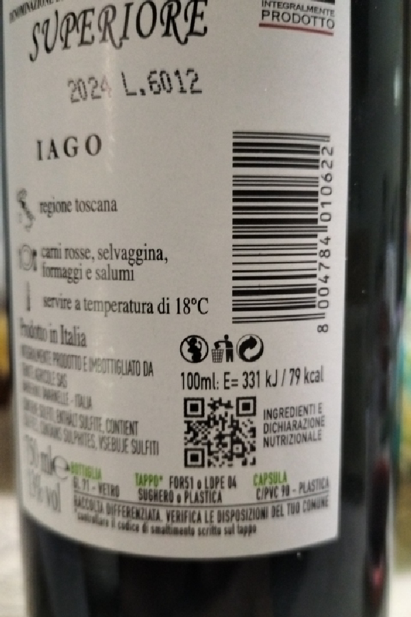 Iago Chianti Superiore - Image 1