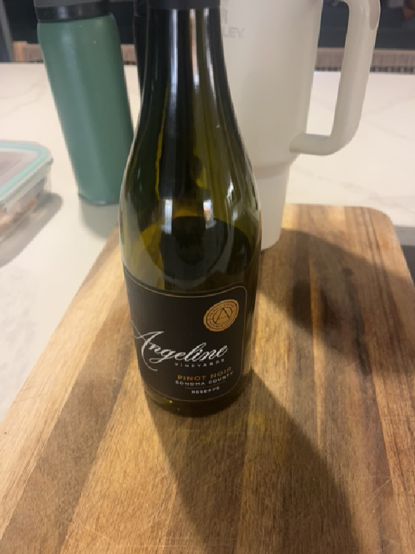 Angeline Reserve Pinot Noir - Image 1