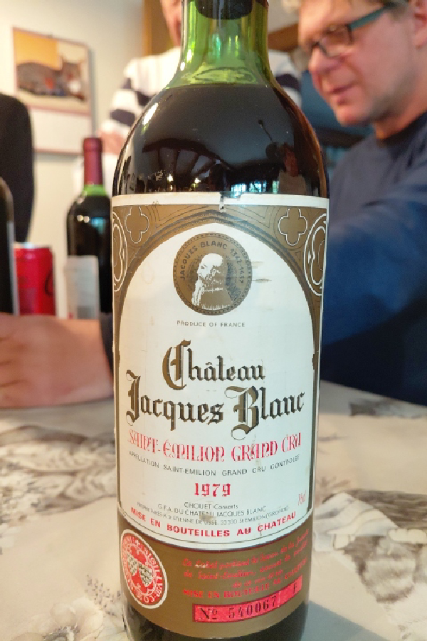 Château Jacques Blanc Saint-Émilion Grand Cru 1979 - Image 1