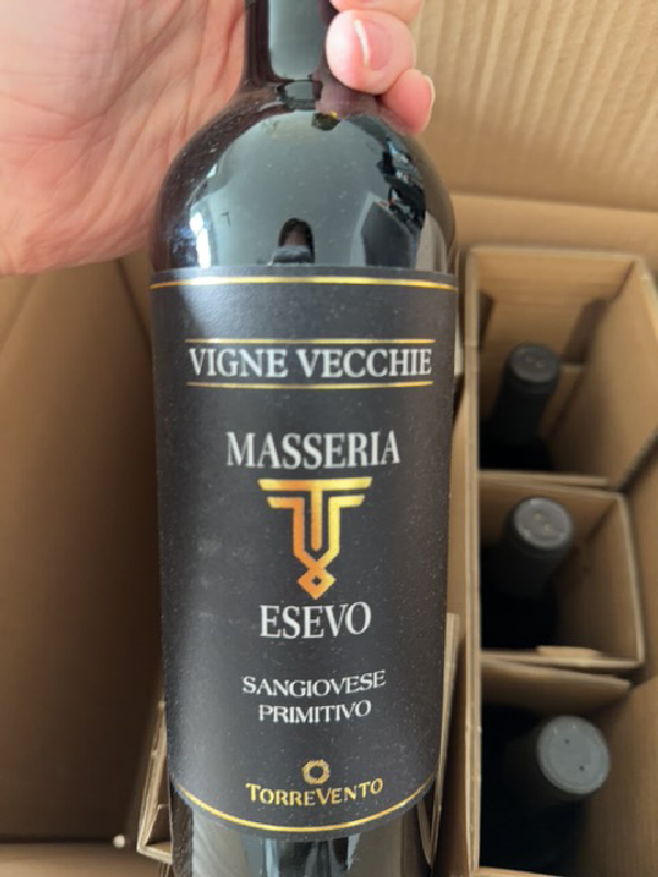 Vigne Vecchie Masseria Esevo Sangiovese Primitivo - Image 1