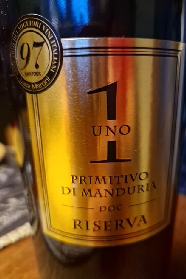 1 UNO Primitivo di Manduria Riserva - Image 1