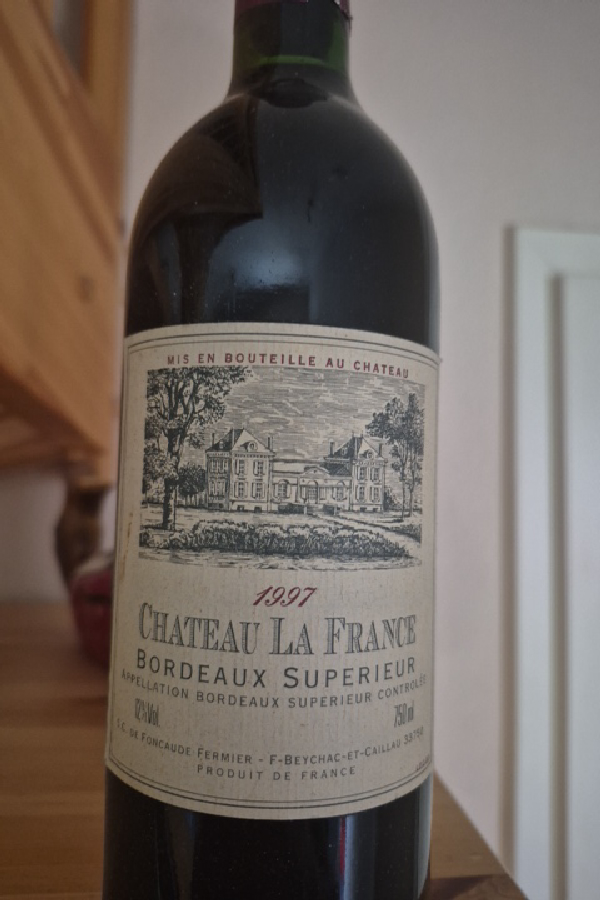 Château La France Bordeaux Supérieur 1997 - Image 1