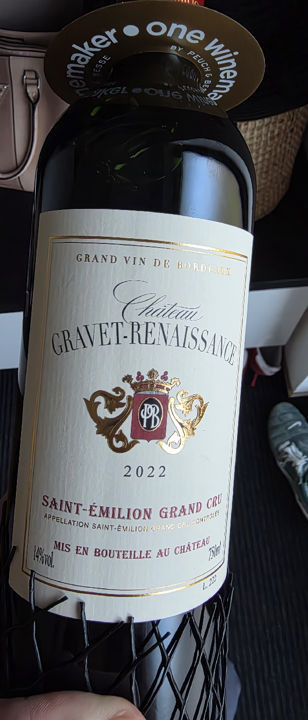 Château Gravet-Renaissance Saint-Émilion Grand Cru - Image 1