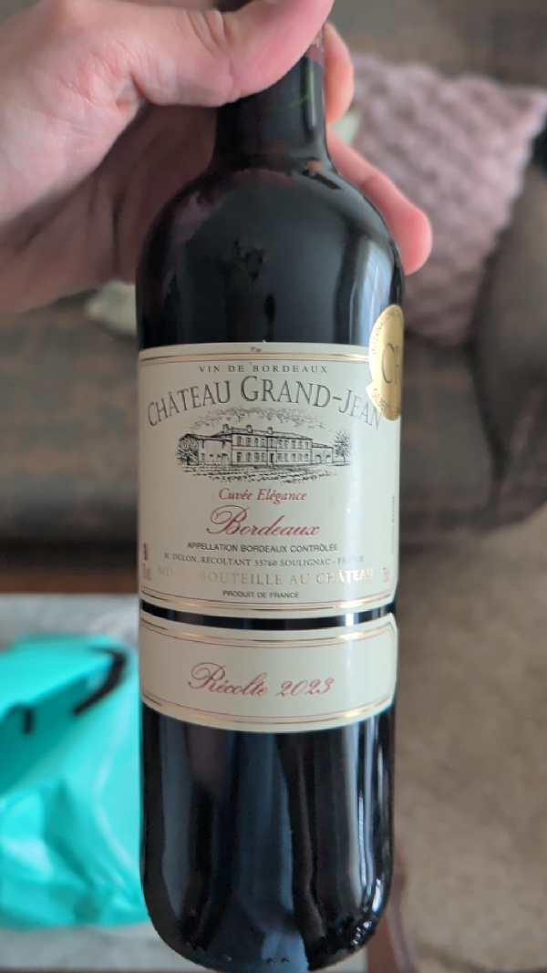 Château Grand-Jean Cuvée Élégance Bordeaux - Image 1