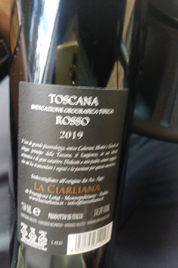 Toscana IGT Rosso 2019 - Image 1