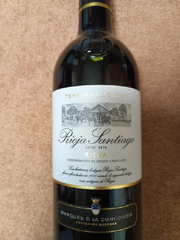 Rioja Santiago Tempranillo - Image 1