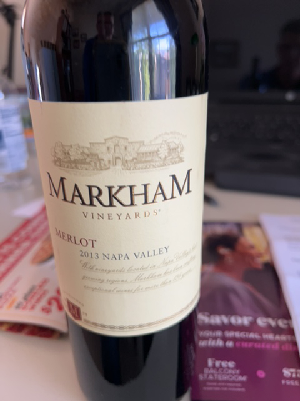 Markham Vineyards Merlot - Image 1
