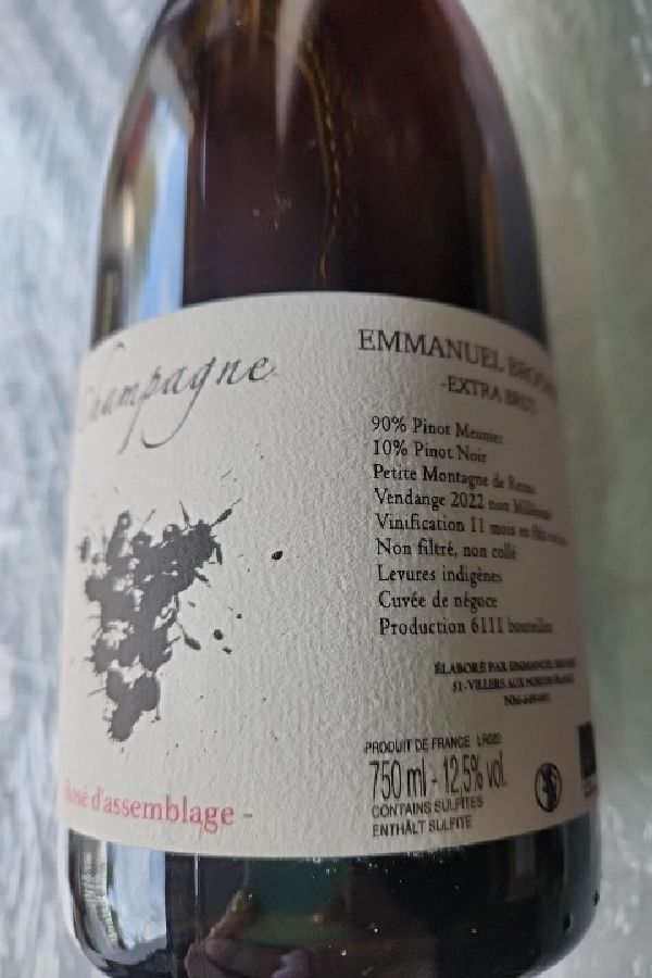 Emmanuel Brochet Rosé d'assemblage Extra Brut - Image 1