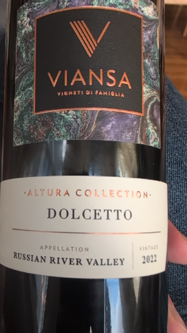 Viansa Altura Collection Dolcetto - Image 1