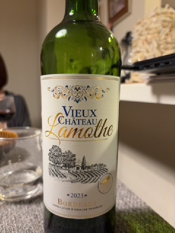 Vieux Château Lamothe Bordeaux Rouge 2023 - Image 1