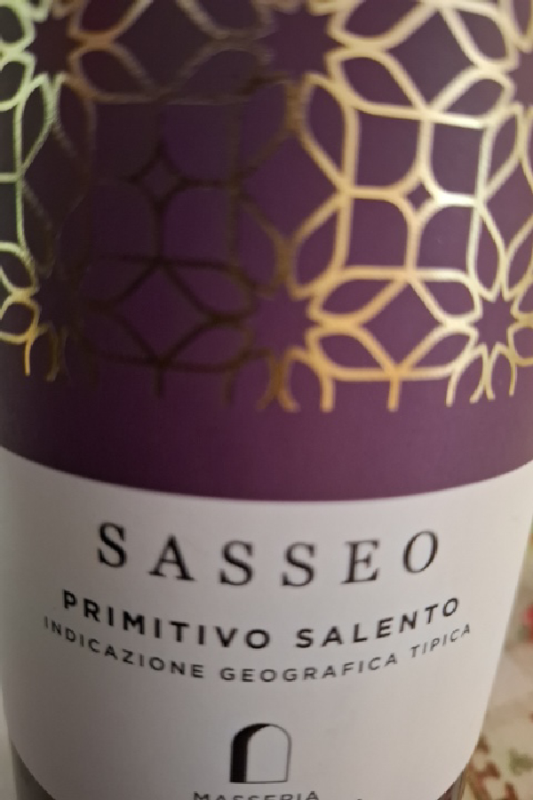 Sasseo Primitivo Salento - Image 1