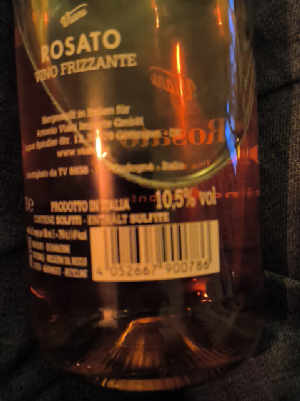 Rosato Vino Frizzante - Image 1