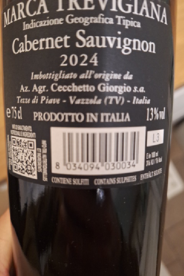Cabernet Sauvignon Marca Trevigiana IGT - Image 1