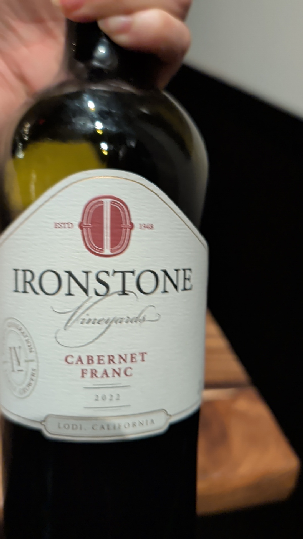 Ironstone Vineyards Cabernet Franc - Image 1